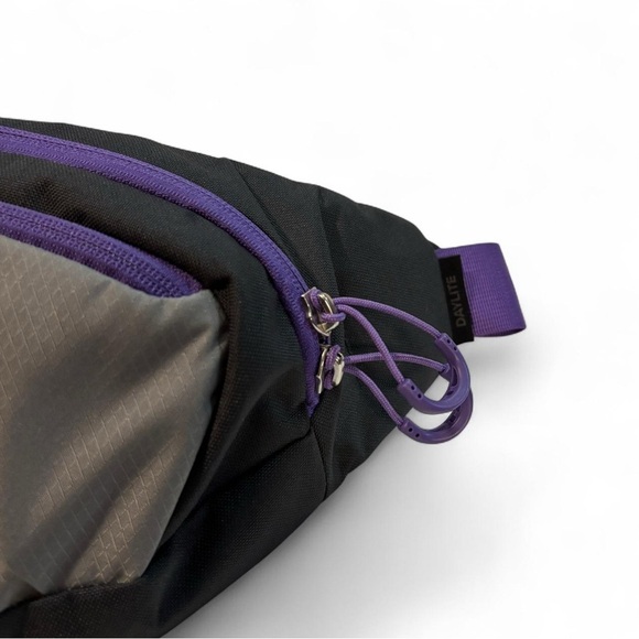 Osprey Daylite Waist Pack Gray Purple Fanny Pack Lightweight Travel Hiking Bag - Picture 6 of 7